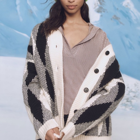 Daily Practice by Anthropologie Sheer Metallic Long-Sleeve Top in Taupe Small - Picture 2 of 11